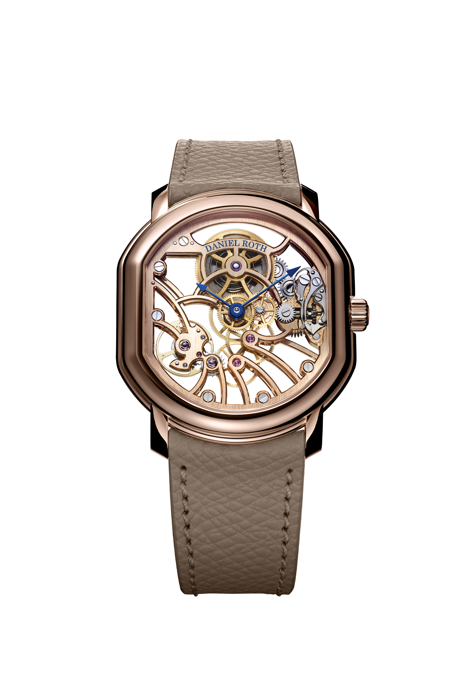 DANIEL ROTH Extra Plat 玫瑰金镂空腕表